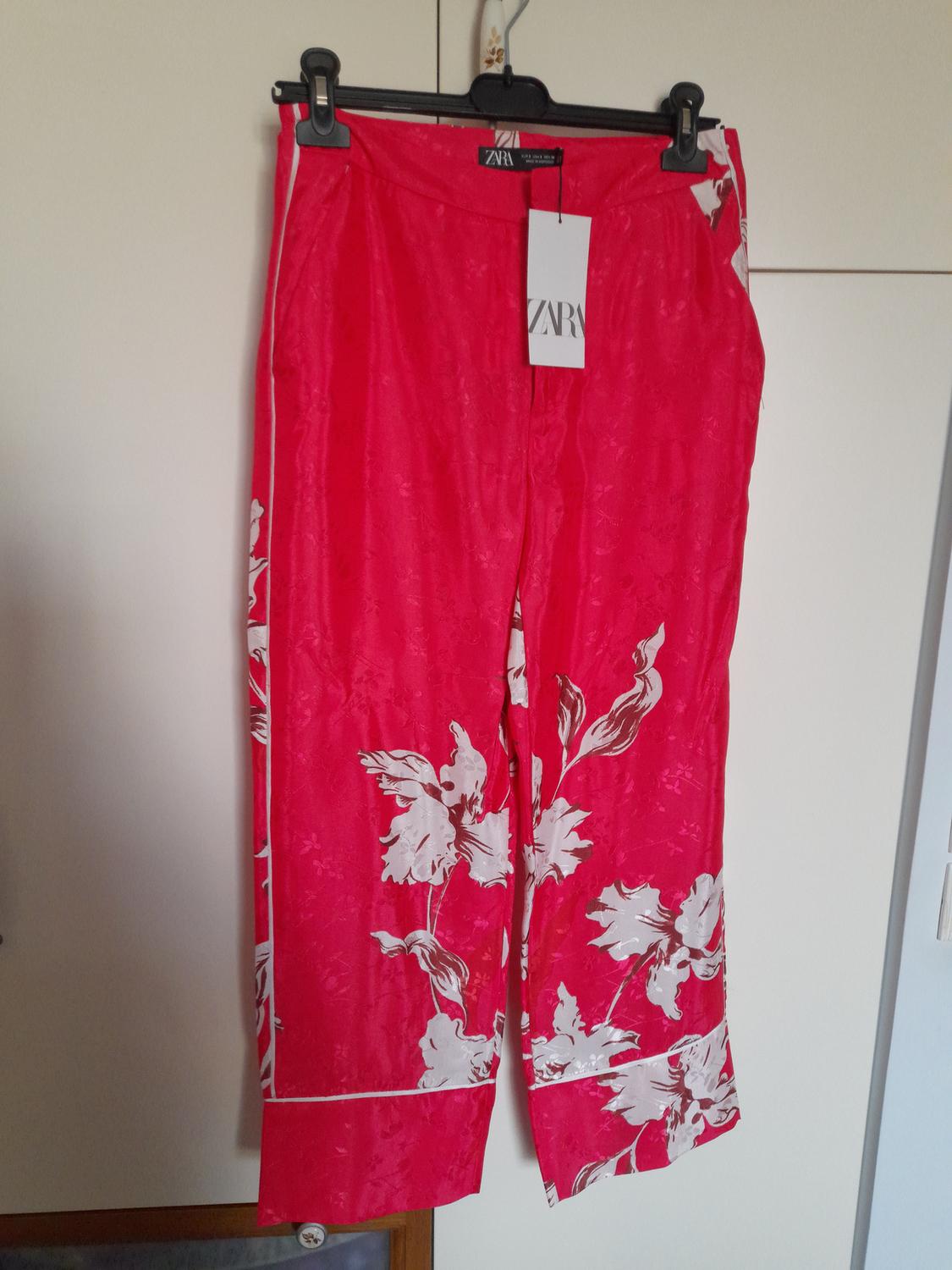 PRINTED CROPPED TROUSERS - Image 3