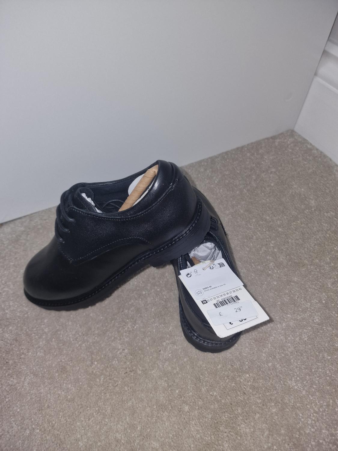 LEATHER DERBY SHOES - Image 4