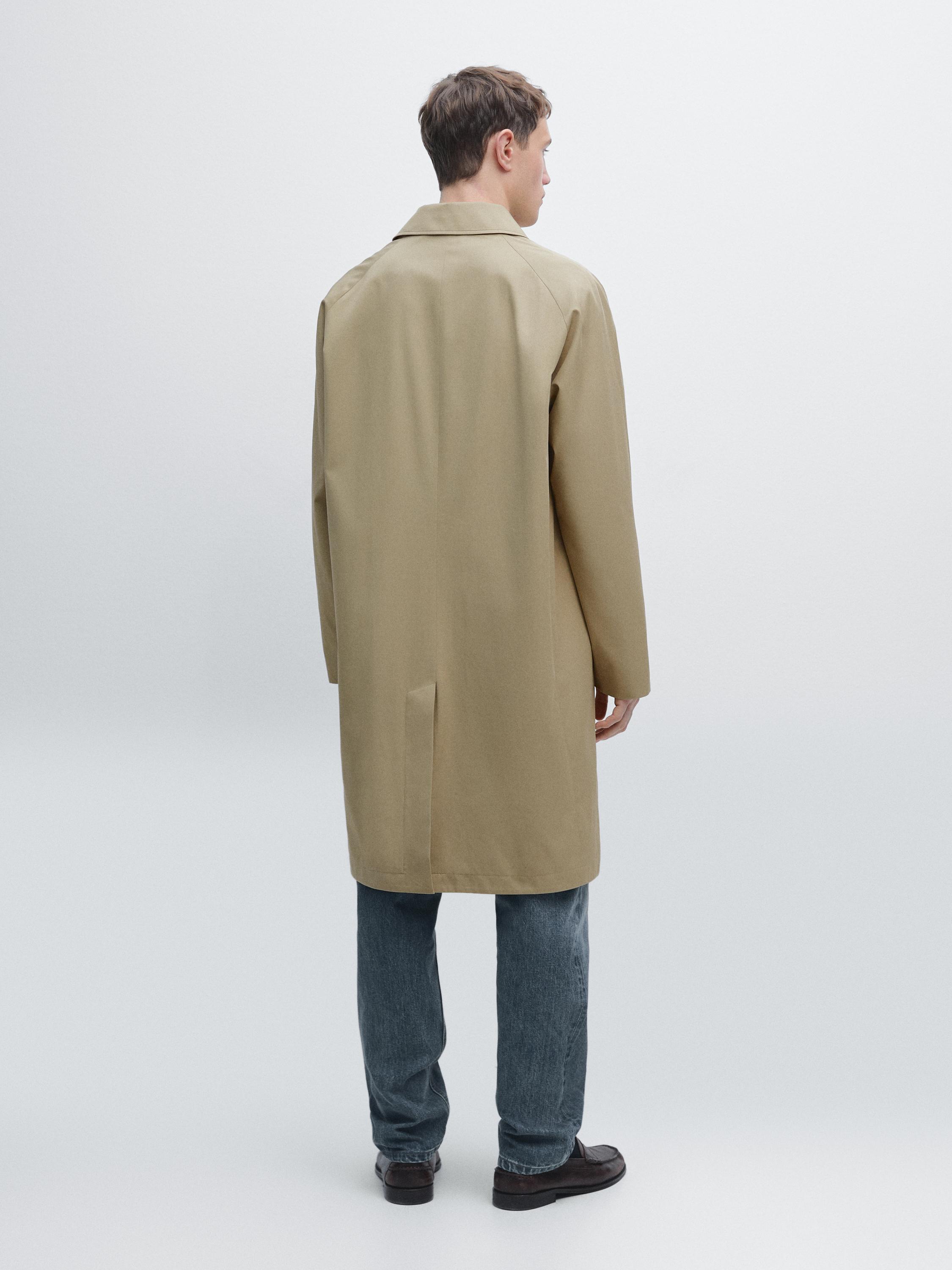 Lightweight cotton trench coat