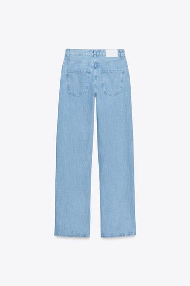 JEANS Z1975 STRAIGHT MID-WAIST COMBINED - Mid-blue by Zara - Image 8