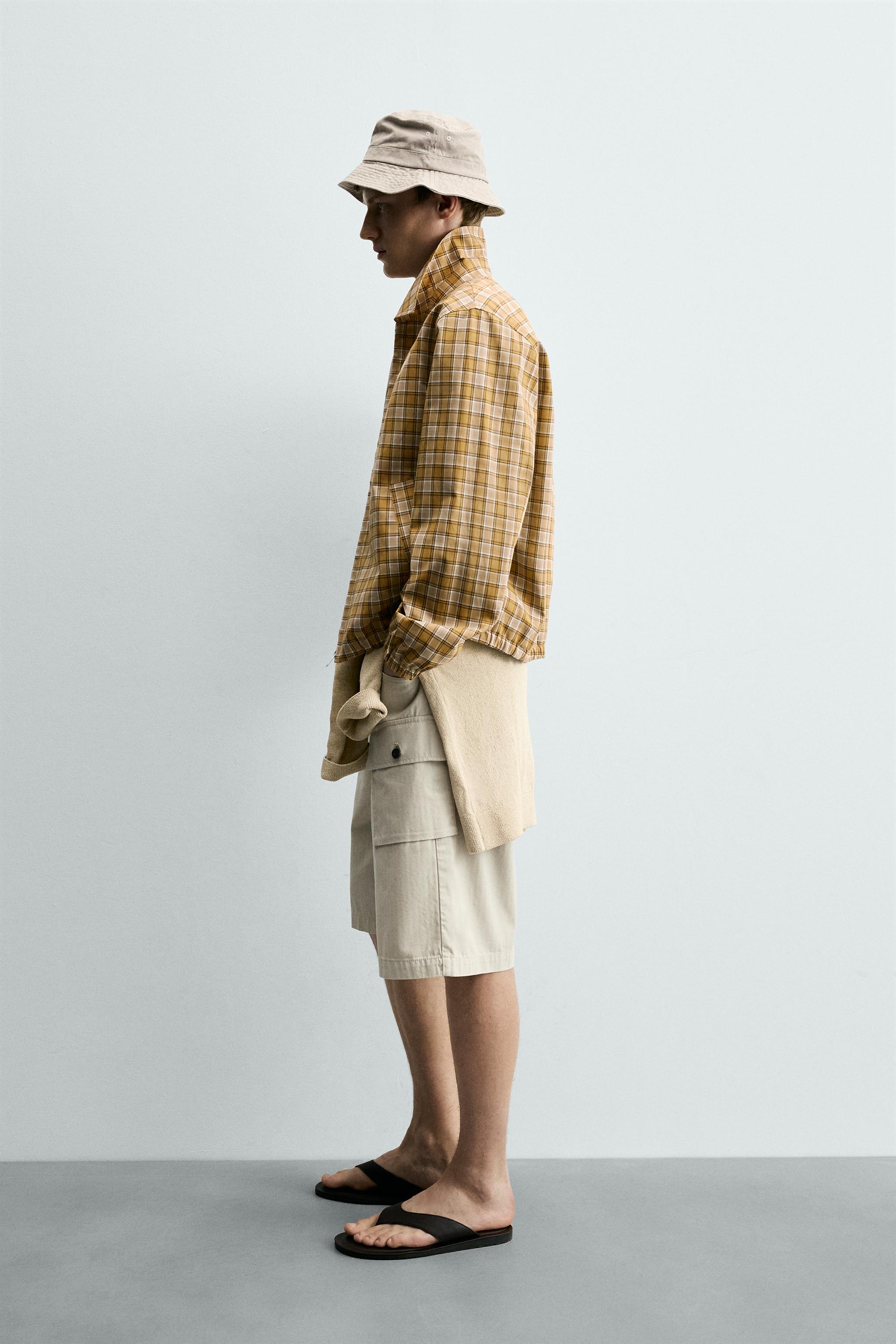 PLAID REGULAR FIT JACKET