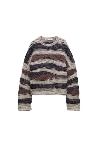 PATCHWORK KNIT SWEATER