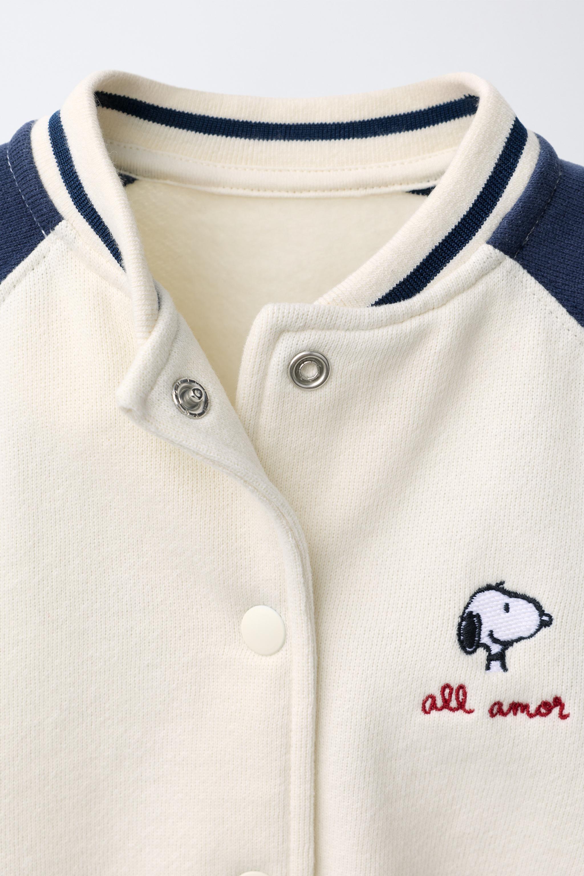 BLOUSON BOMBER EN MOLLETON SNOOPY PEANUTS™