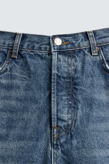 JEANS WIDE FLARE FIT - Mittelblau von Zara