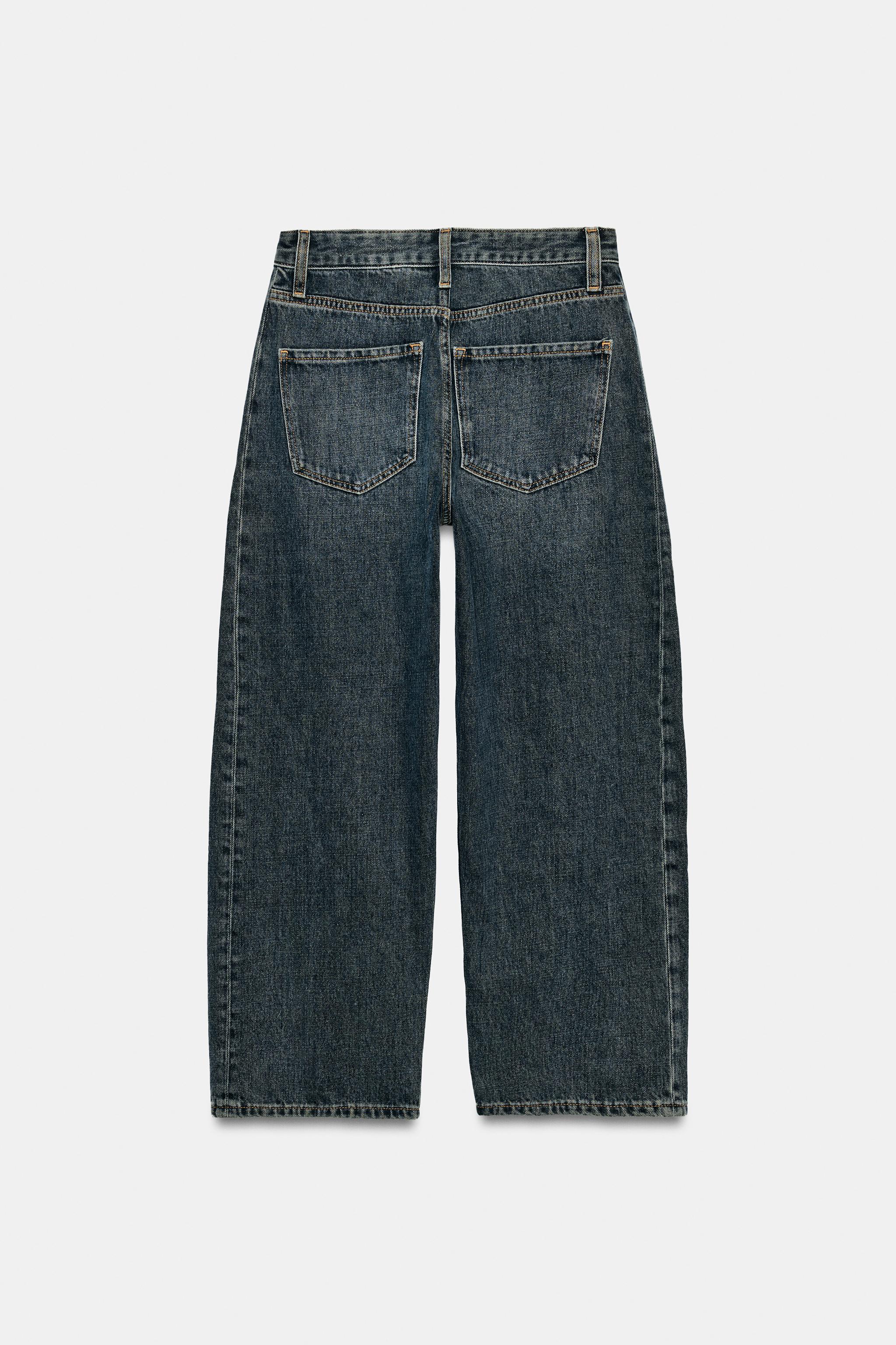 ZW COLLECTION ミッドライズ アンクル リラックスデニムパンツ