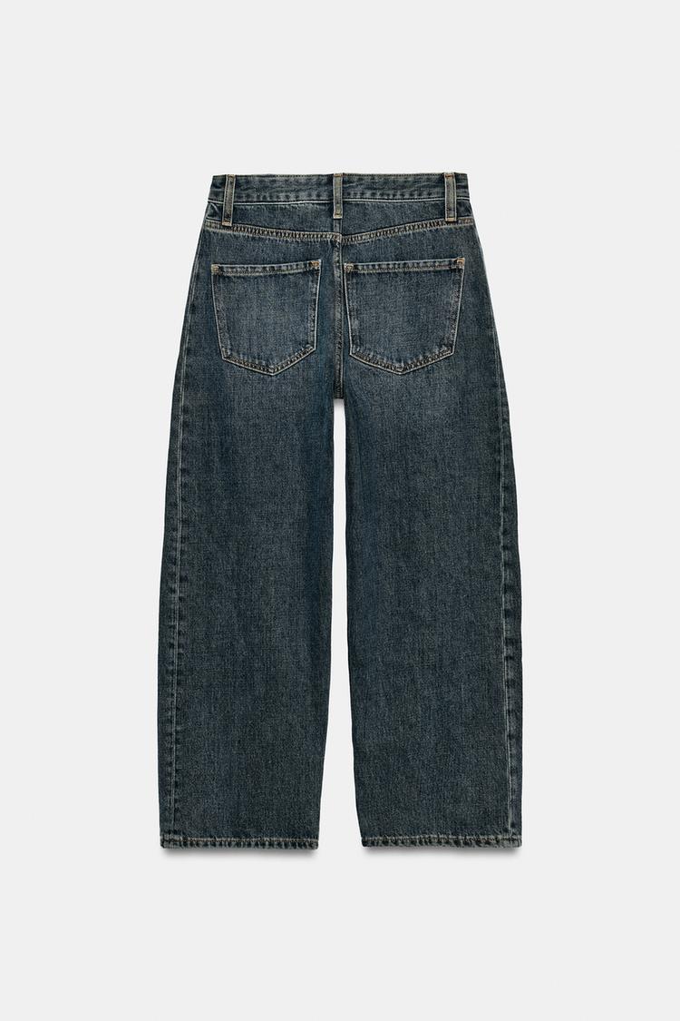 Jeans de tiro medio y corte relajado hasta el tobillo ZW Collection 6