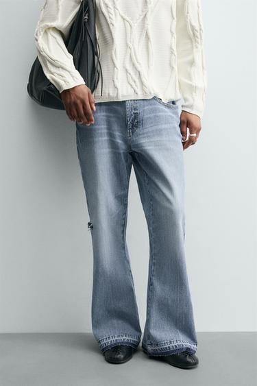 JEANS FLARE FIT SAMUEL DE SABOIA X ZARA - Azul claro de Zara