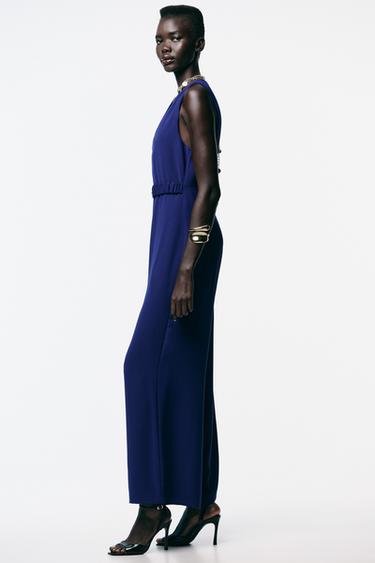 JUMPSUIT WITH HARDWARE BELT - Bluish by Zara - Image 2
