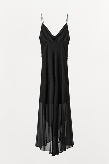 ROBE MIDI FANTAISIE LIMITED EDITION - Noir de Zara - Image 5