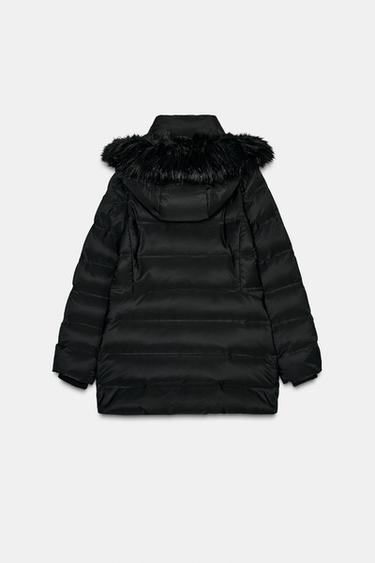 DOUDOUNE À CAPUCHE DÉPERLANTE COUPE-VENT - Noir de Zara - Image 10