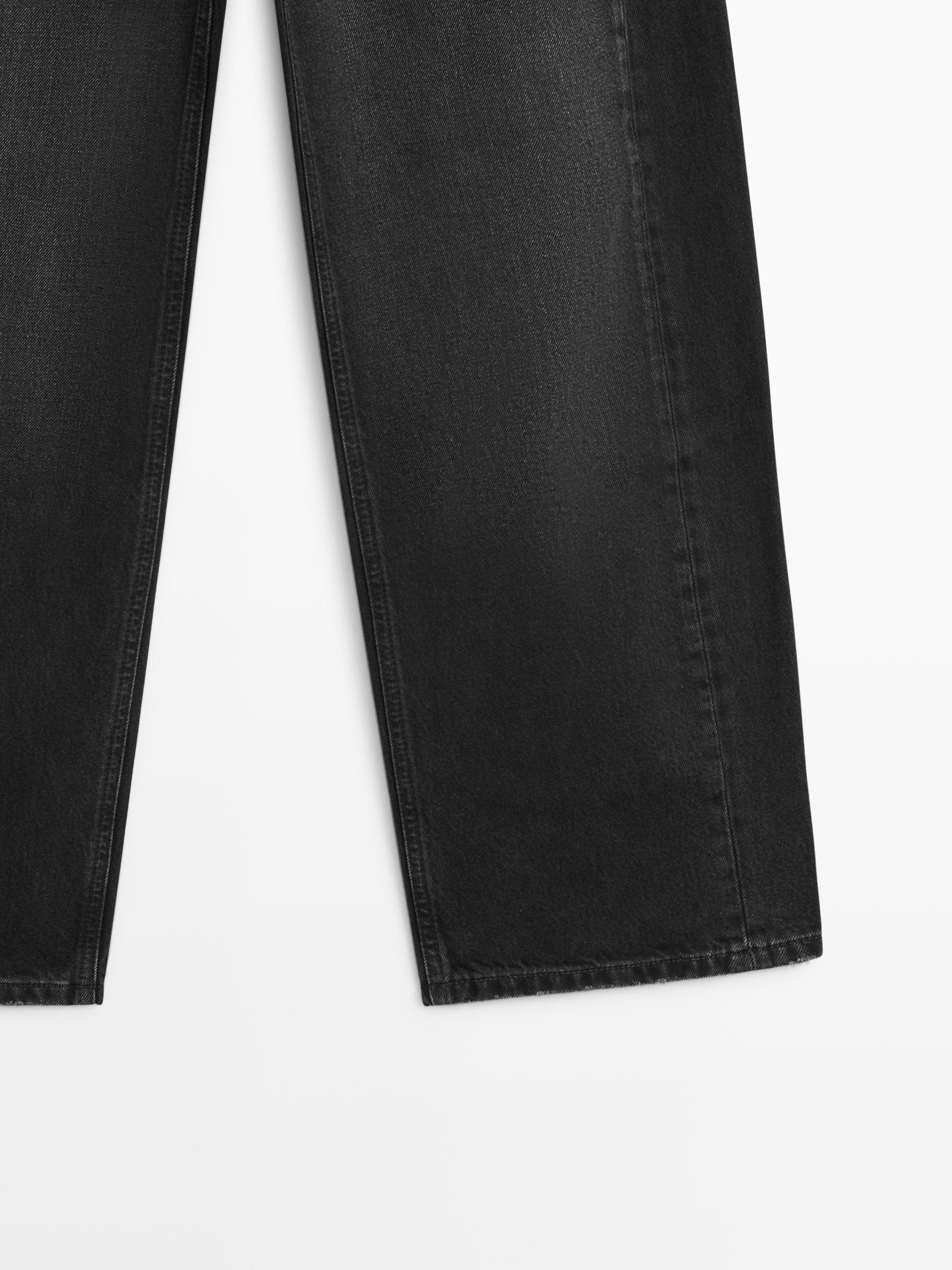 Mid-rise balloon fit jeans