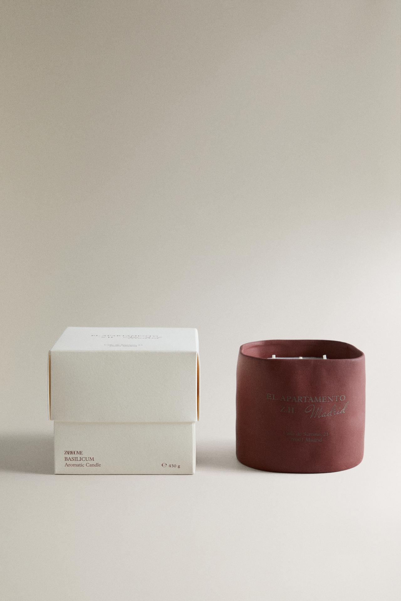 (430 G) BASILICUM SCENTED CANDLE — Mint