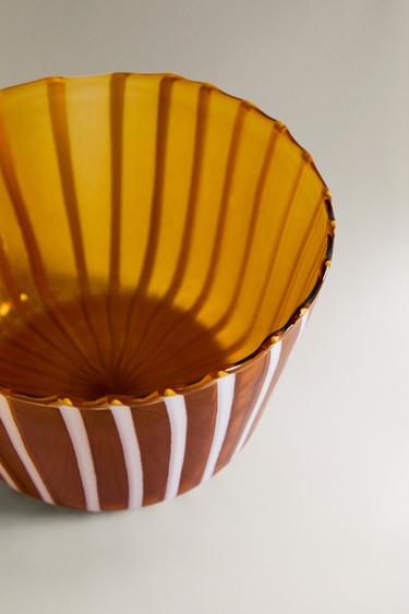 BOL BOROSILICATE RAYURES - Orange de Zara - Image 2