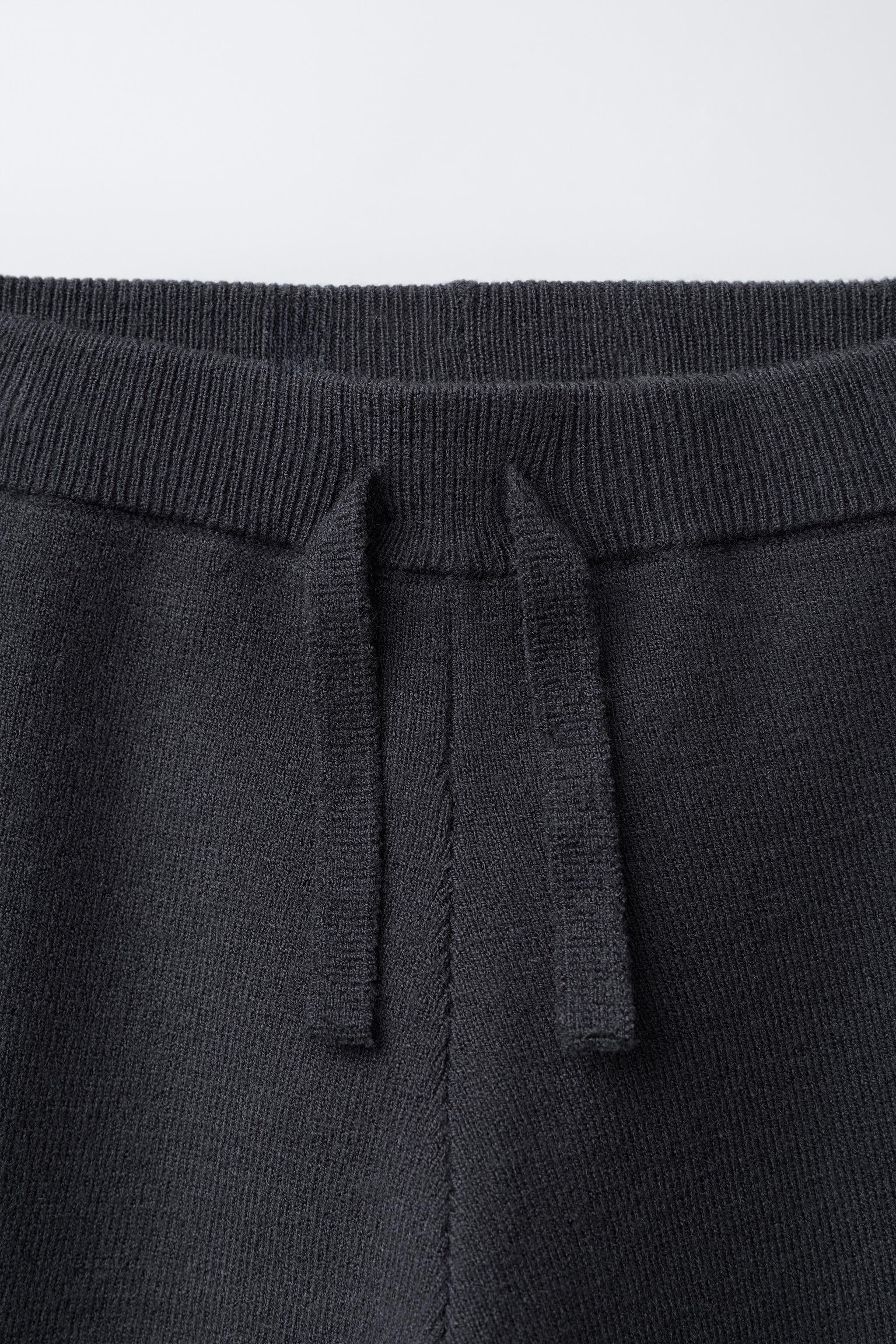 KNIT CARGO JOGGER PANTS