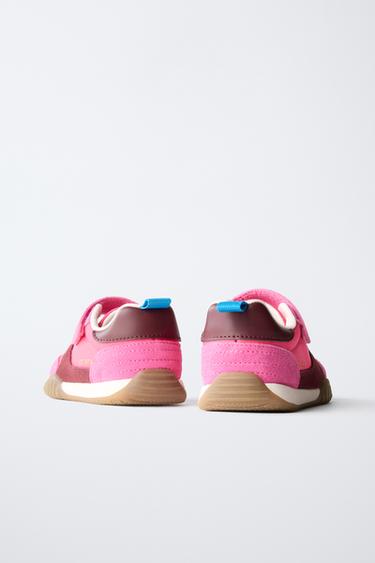 CONTRAST TRAINERS - Fuchsia by Zara - Image 6