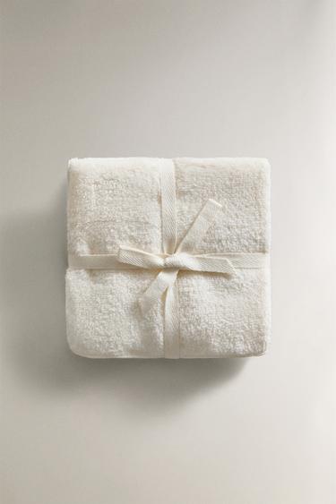 LOT DE 2 SERVIETTES INVITÉ COTON - Ivoire de Zara