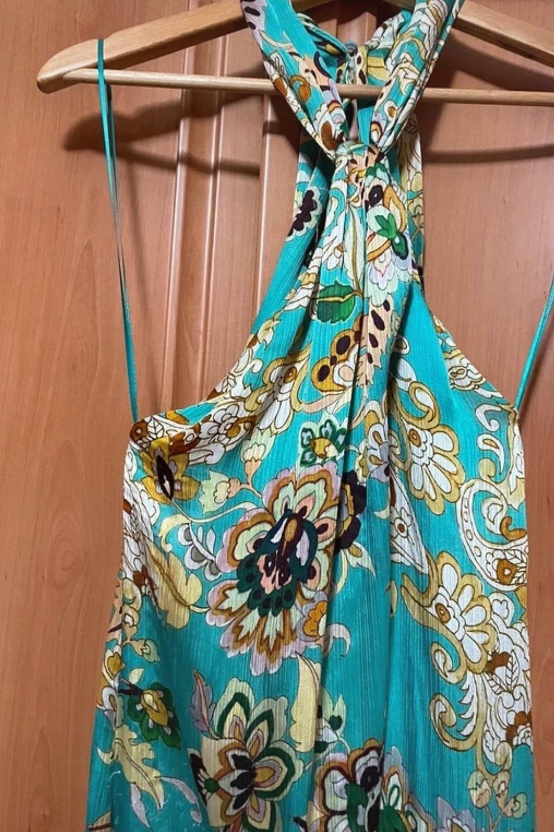 LONG FLORAL PRINT DRESS