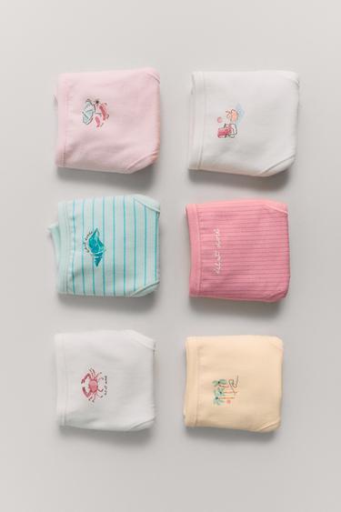 6-14 YEARS/ SIX-PACK OF PRINTED BRIEFS - Multicoloured by Zara