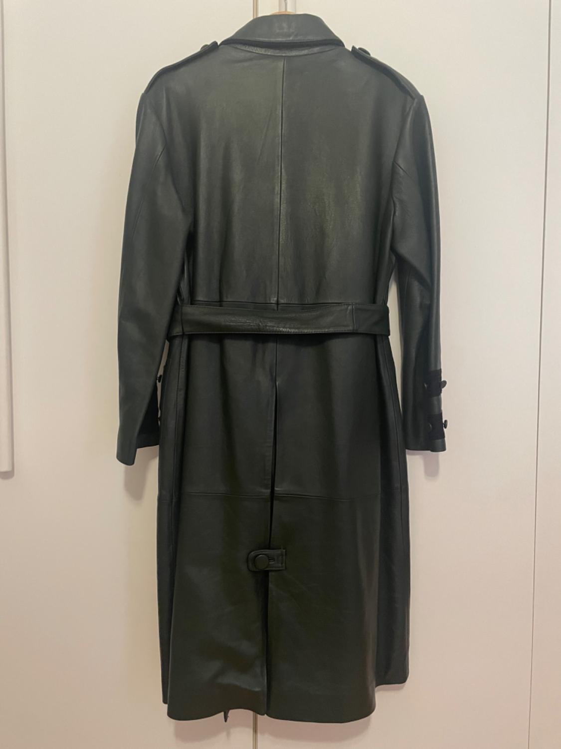 LEATHER TRENCH COAT - Image 2
