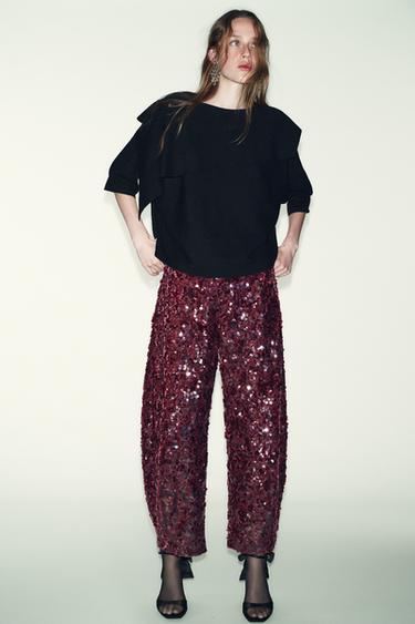 KNIT CAPE JUMPER - Black by Zara