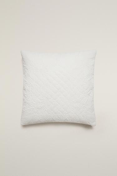 COTTON VOILE CUSHION COVER | KATHARINE POLE - White by Zara