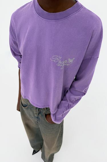 T-SHIRT OVERSIZE BRATZ® - Violet de Zara - Image 3