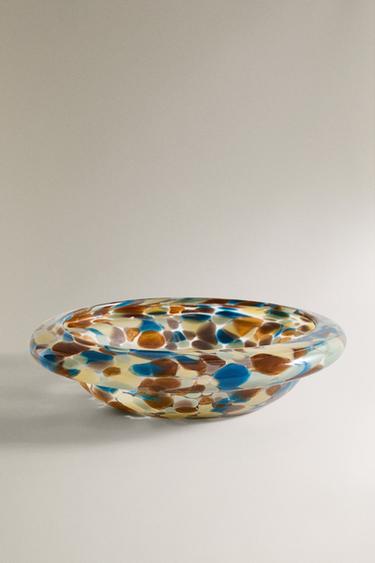 컬러 도트 센터피스 - Zara 샌드 / 블루