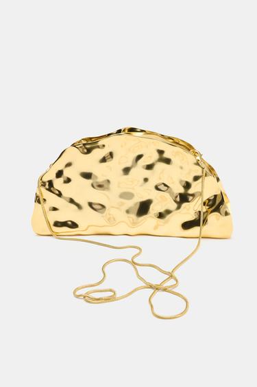 SAC RIGIDE MÉTALLISÉ - Doré de Zara - Image 3