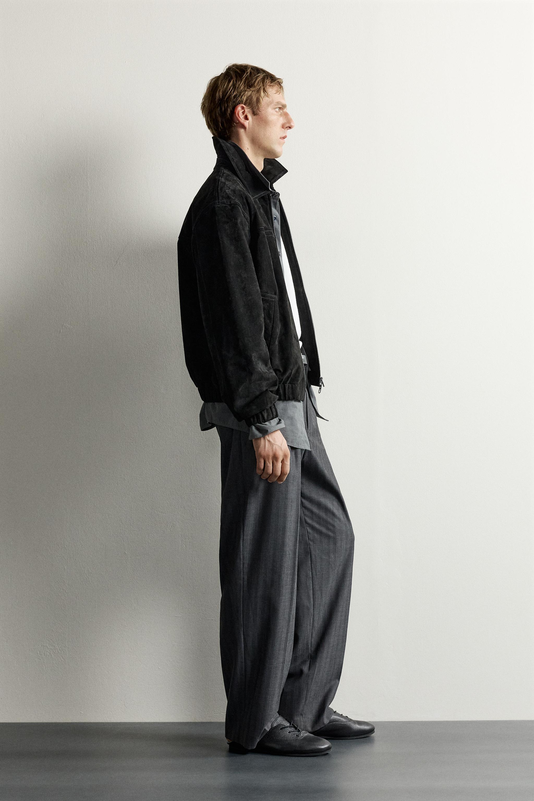 BLOUSON EN DAIM