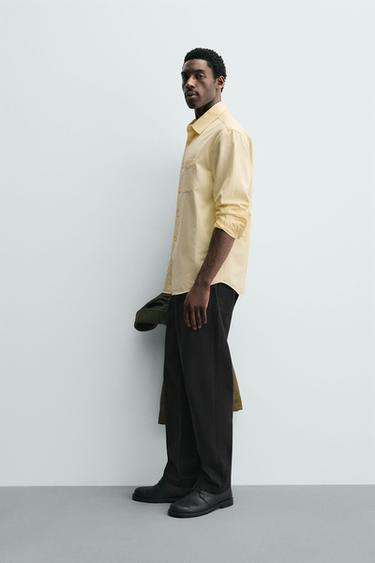 PANTALON STRAIGHT FIT - Noir de Zara - Image 3