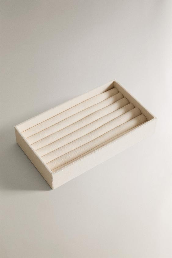 RING STORAGE BOX - Ecru by Zara - Image 0