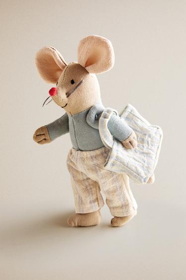 PELUCHE ENFANT SOURIS - Crème de Zara