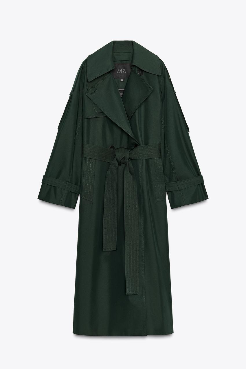 OVERSIZED WATER REPELLENT TRENCH COAT ZW COLLECTION