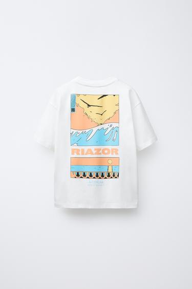 CITY PRINT T-SHIRT - White by Zara - Image 1