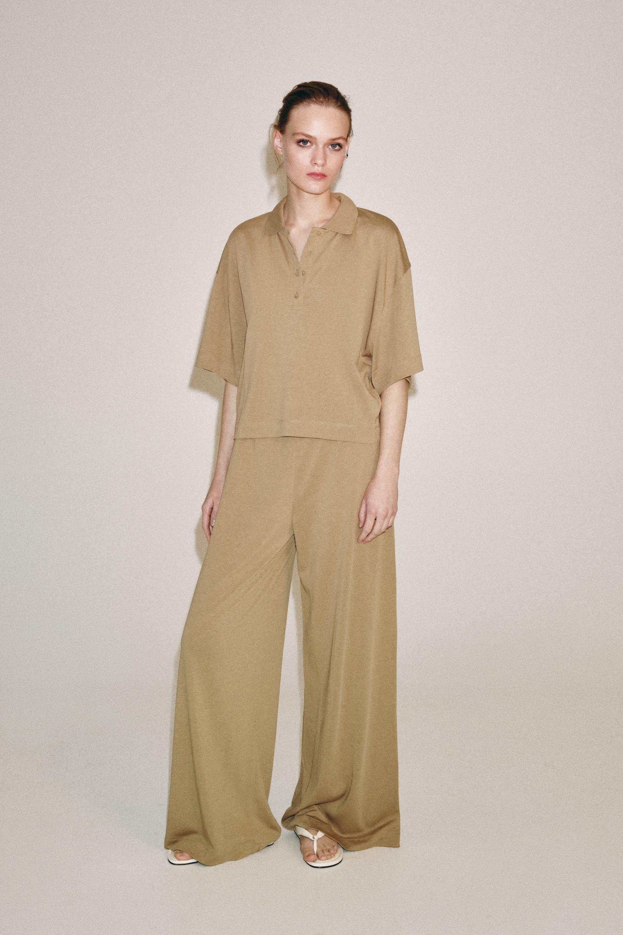 Tシャツ＆ワイドパンツ セットアップ | ZARA Japan / 日本