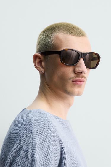 OVAL SUNGLASSES - Tortoiseshell by Zara - Image 1