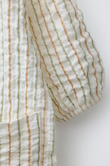 COMBINAISON À RAYURES - Écru de Zara - Image 3