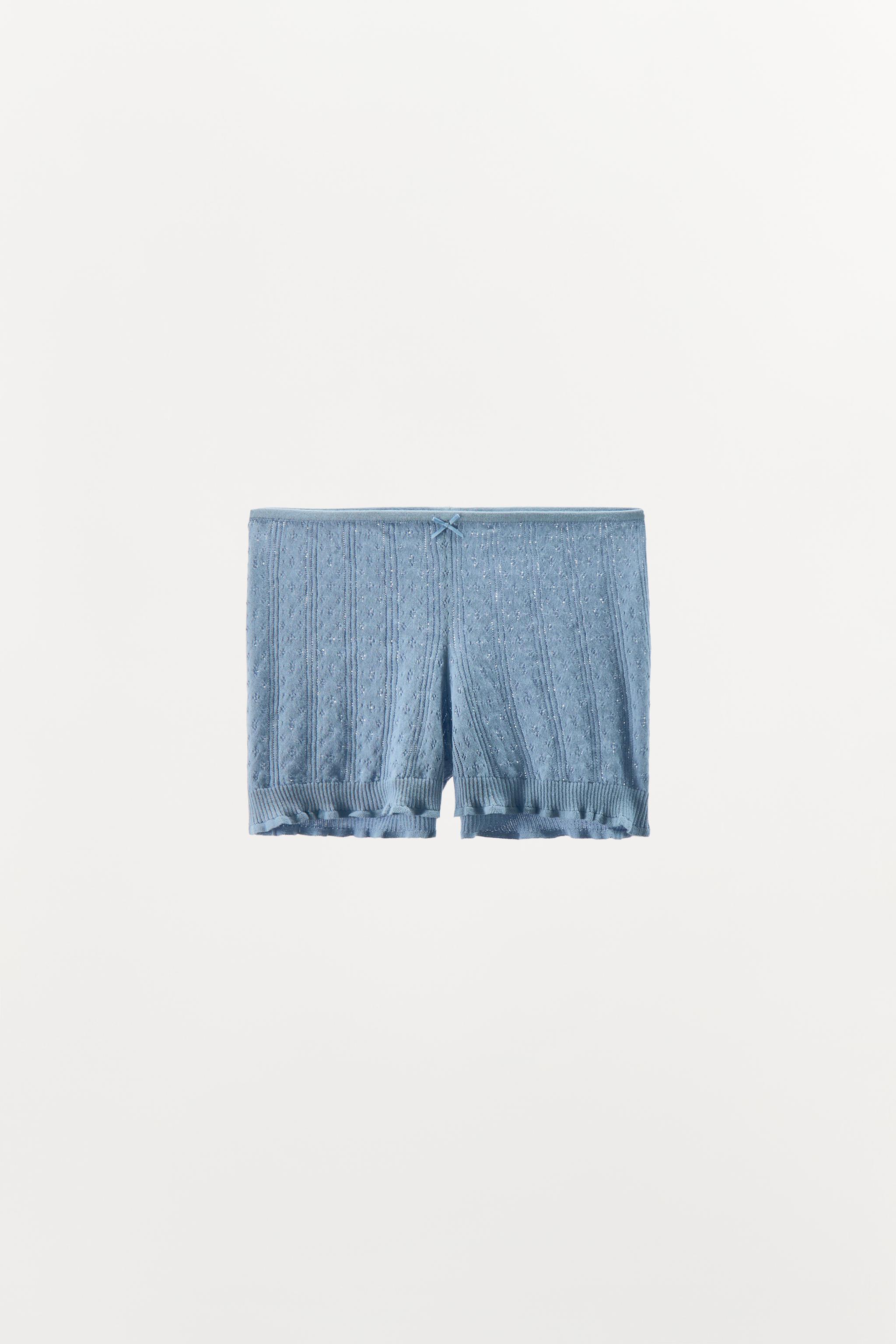 ZARA POINTELLE ボクサーショーツ 1223/558 POINTELLE BOXER SHORTS - Oyster-white | ZARA United Kingdom