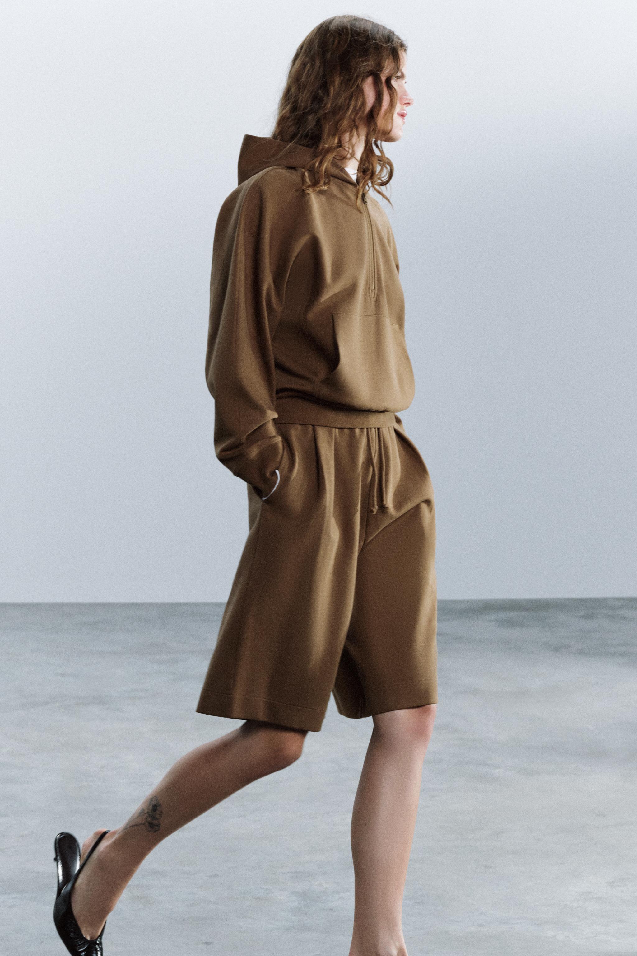 Zara KAPÜŞONLU SWEATSHIRT görsel 4