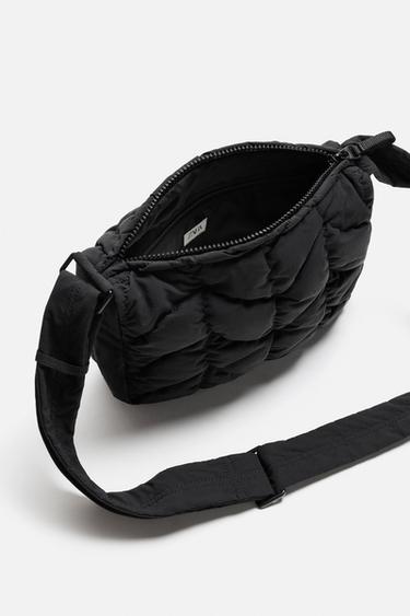 QUILTED CROSSBODY BAG - Black by Zara - Image 5