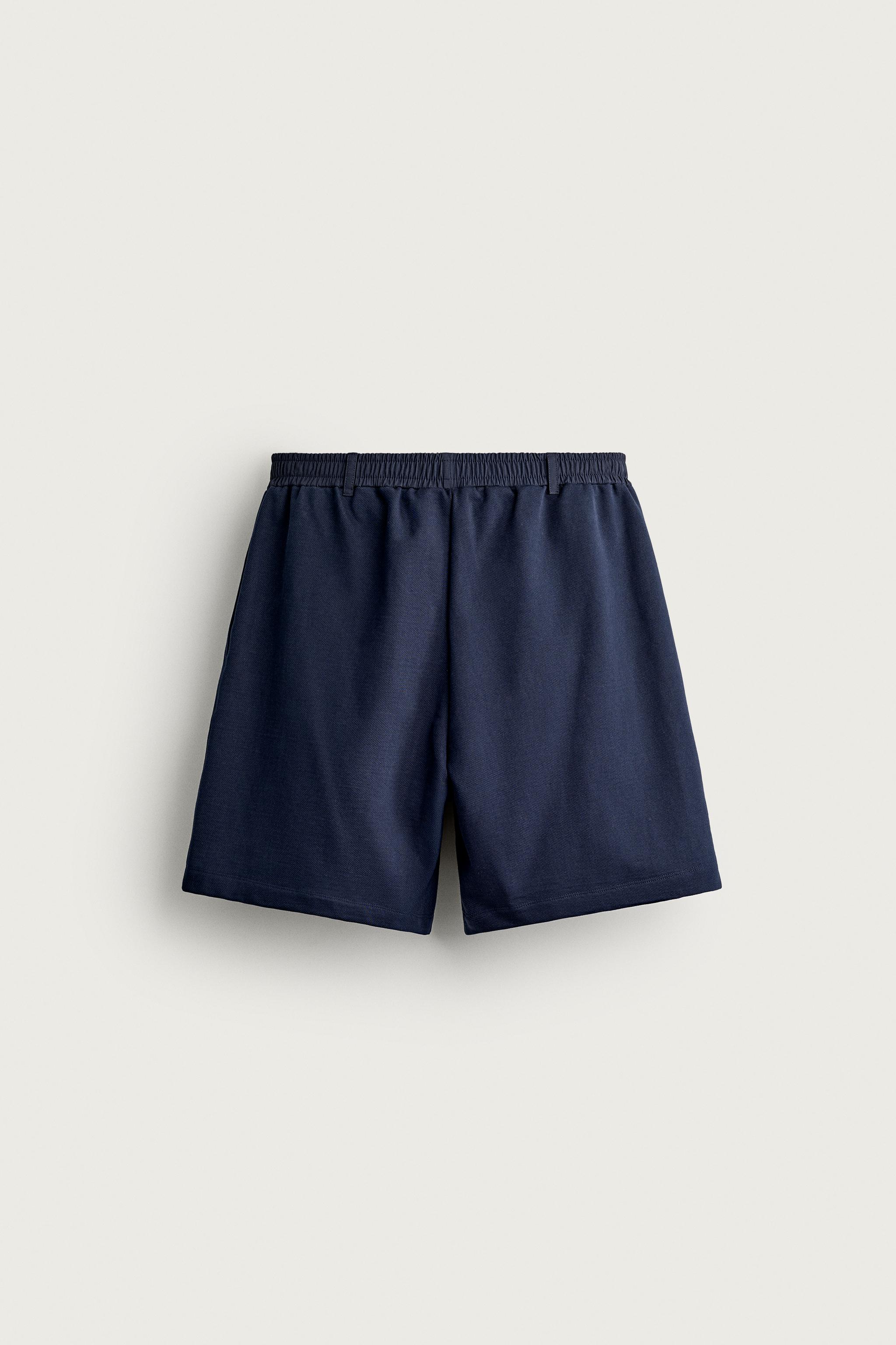 CONTRAST WAIST JOGGER SHORTS