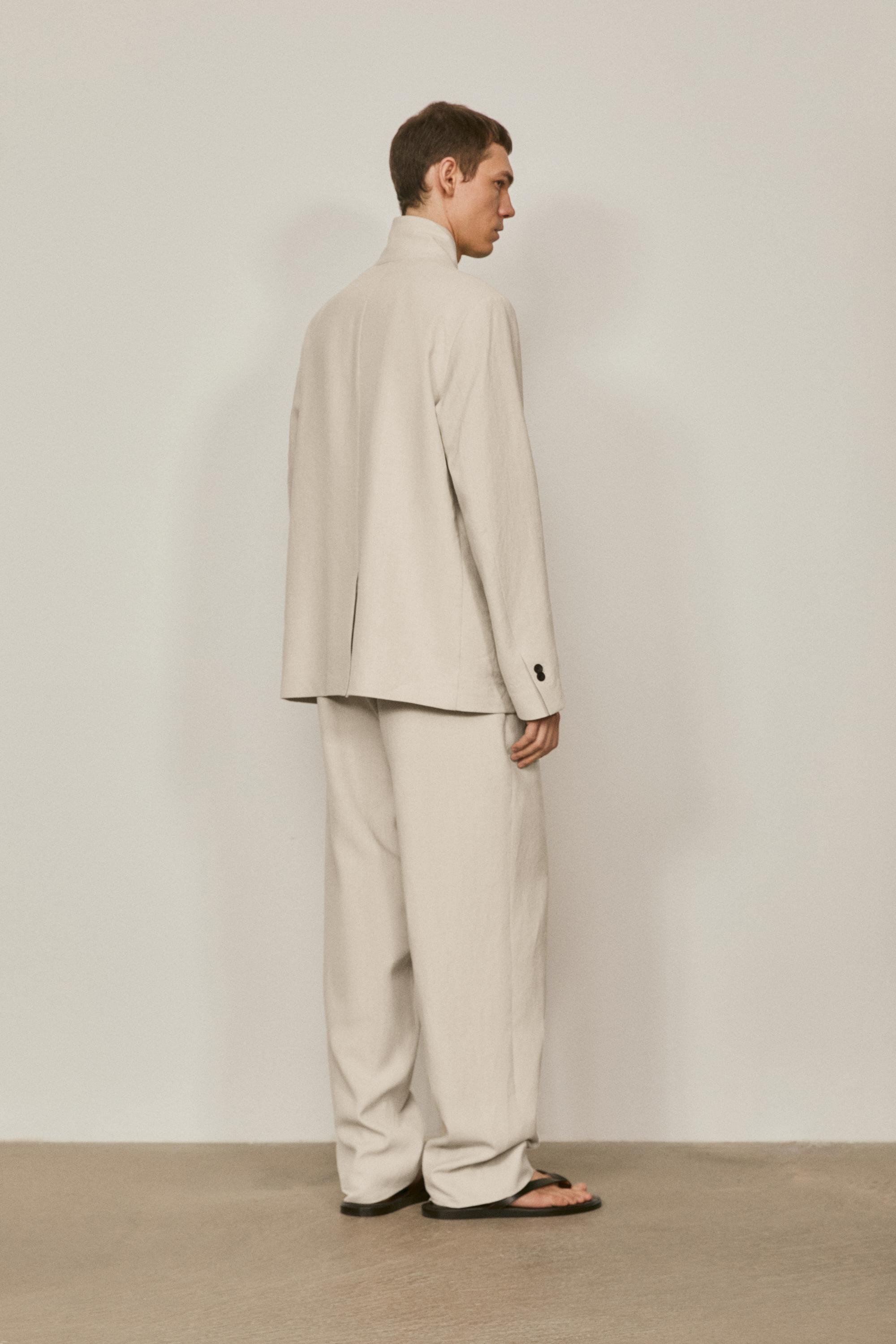 Blazer de costume 100 % lin avec poches - LIMITED EDITION