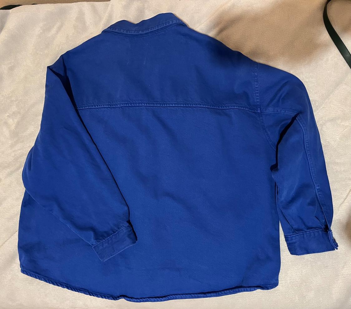 OVERSIZED DENIM OVERSHIRT - Image 4