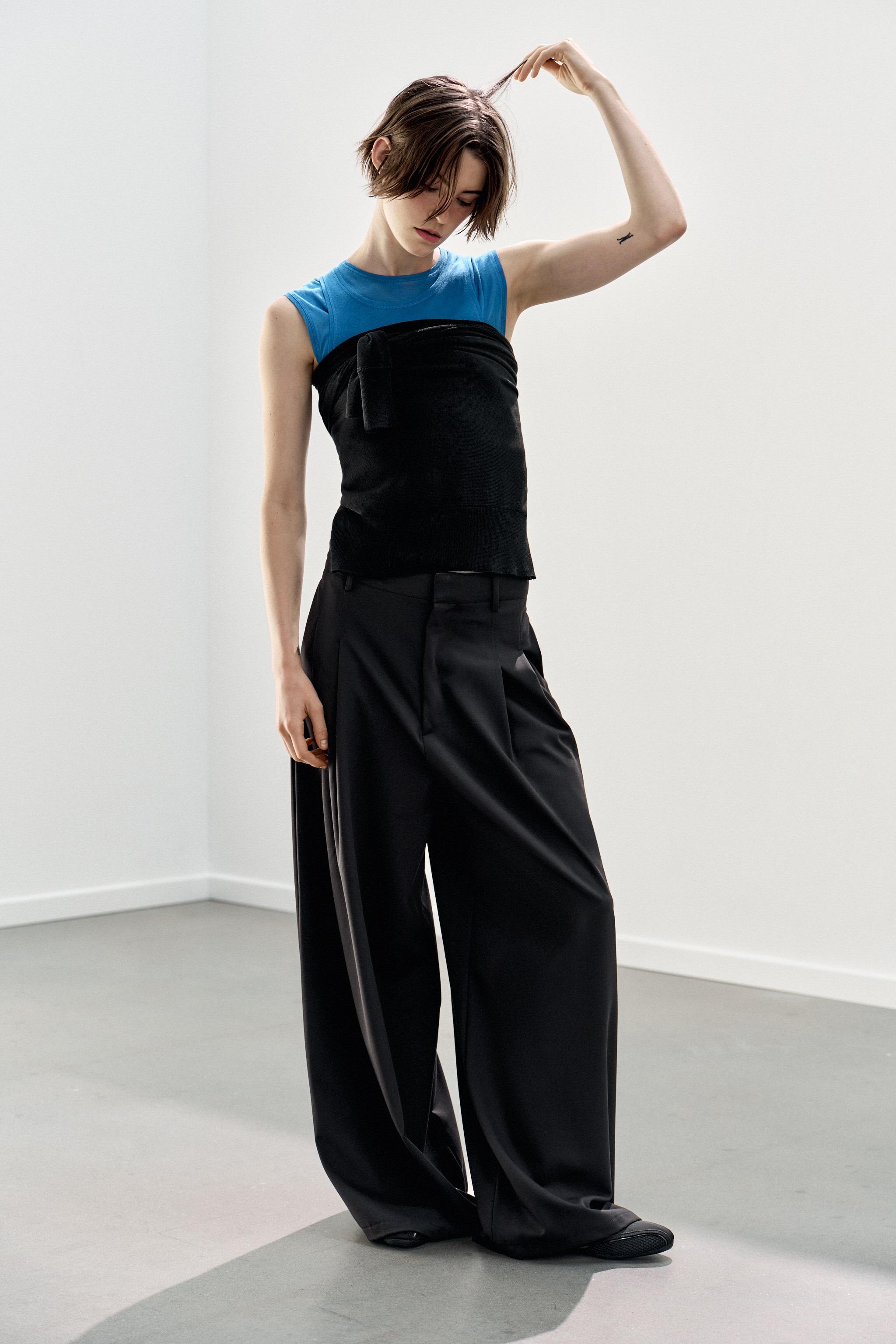PLEATED PANTS
