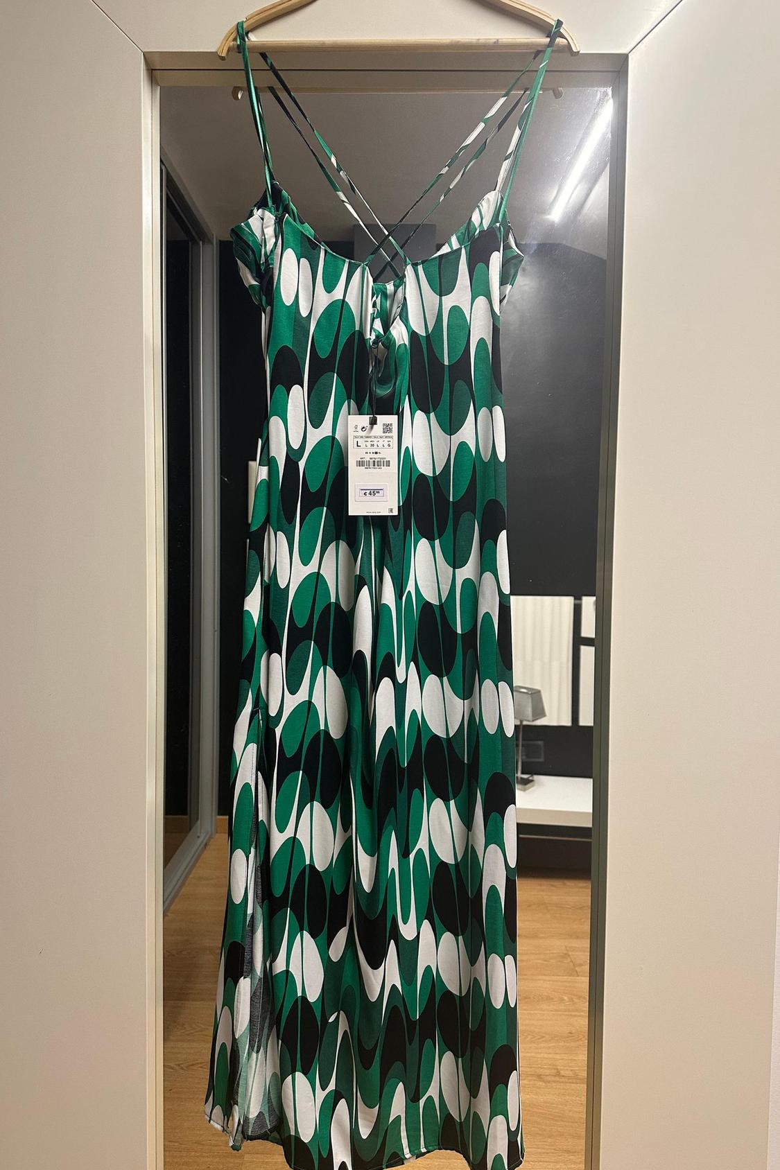 PRINTED CAMISOLE DRESS - Image 3
