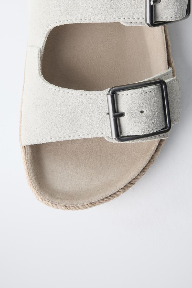 SANDALIAS DE CUERO CON HEBILLAS 6