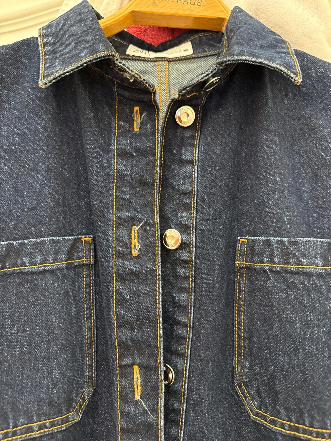 Z1975 SHORT SLEEVE DENIM PLAYSUIT - Image 2