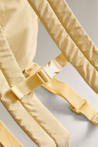 CHILDREN'S PLAIN BACKPACK - Yellow by Zara - Image 3