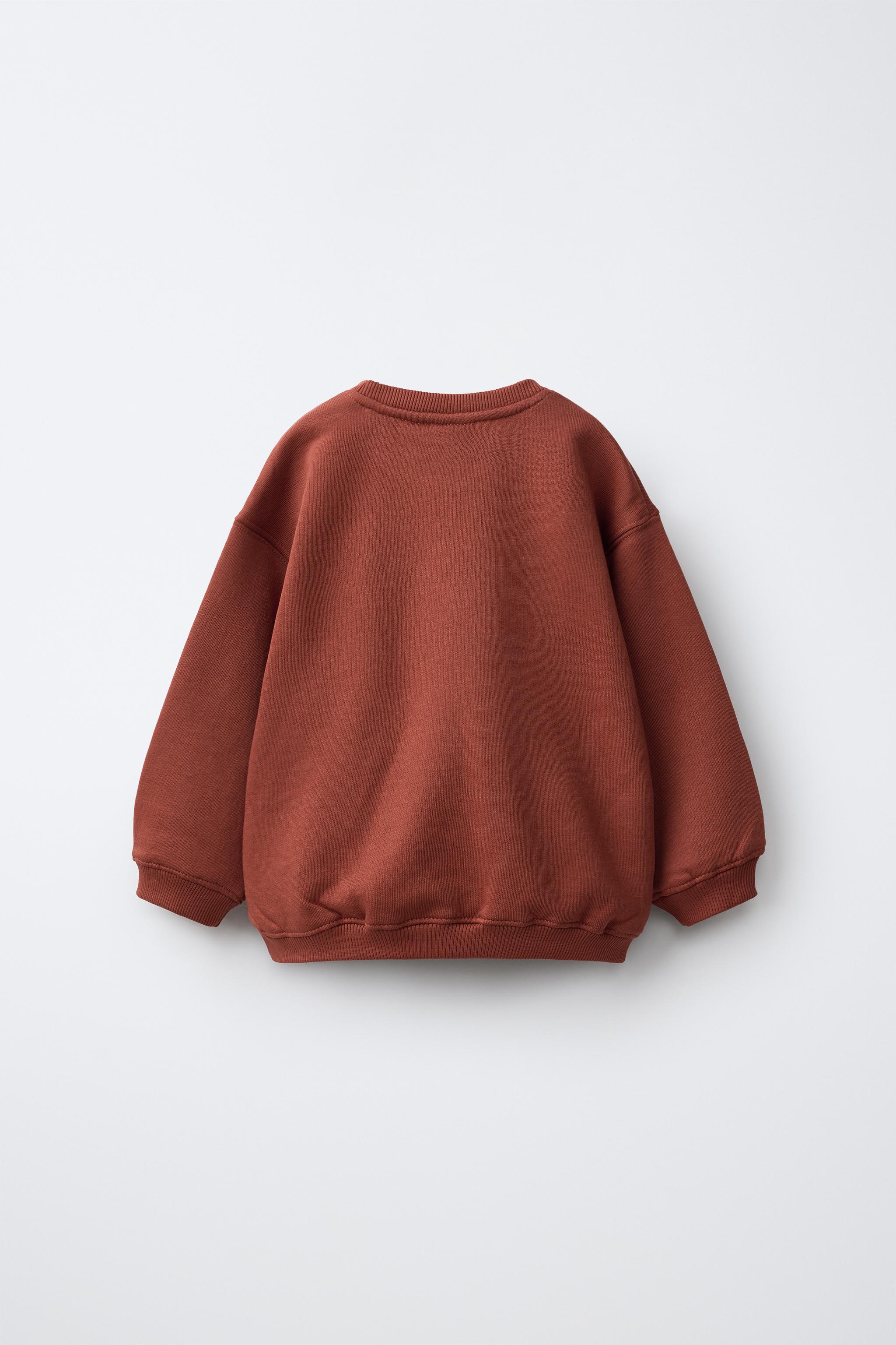 EMBROIDERED FLORAL SWEATSHIRT