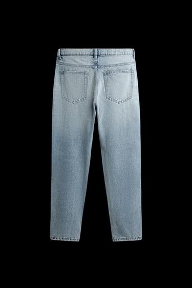 JEANS SLIM CROPPED FIT - Azul claro de Zara
